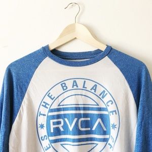 RVCA Baseball Style T Shirt
